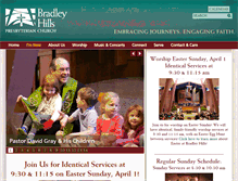 Tablet Screenshot of bradleyhillschurch.org